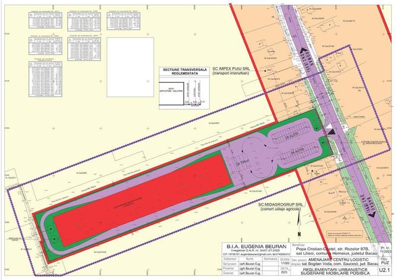 Teren Construcții intravilan de 16540 mp, în Exterior Nord