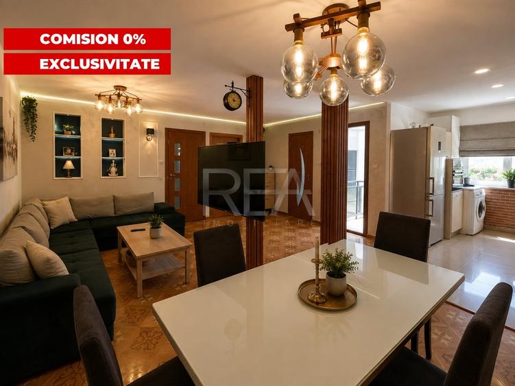 Apartament cu 3 camere semidecomandat, mobilat în Vitan