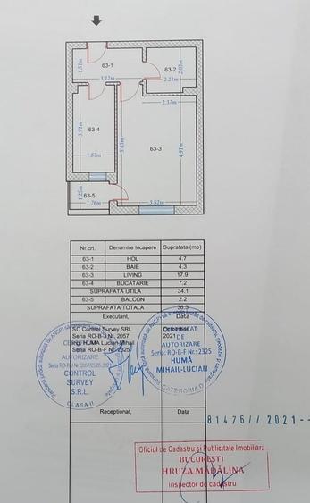 Garsonieră decomandată în Berceni