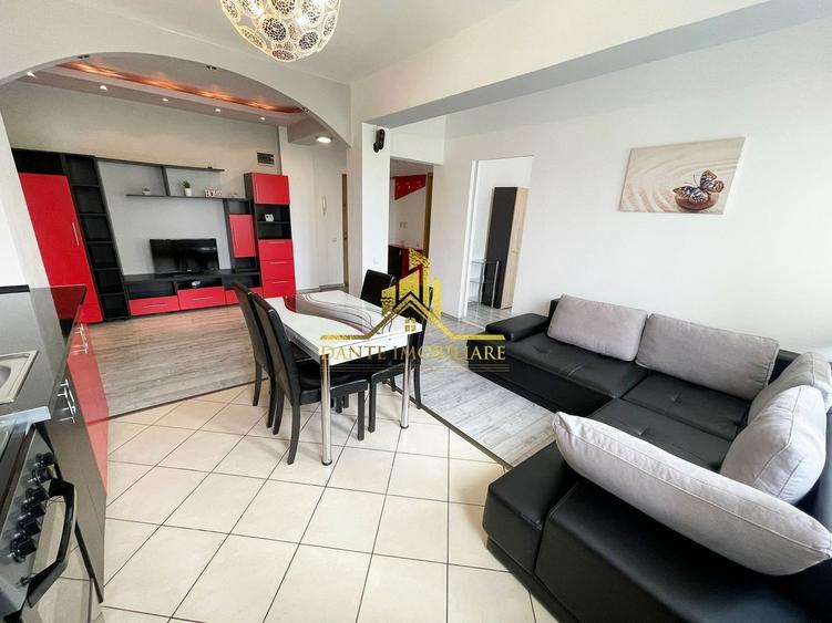 Apartament cu 3 camere semidecomandat, mobilat în Zorilor