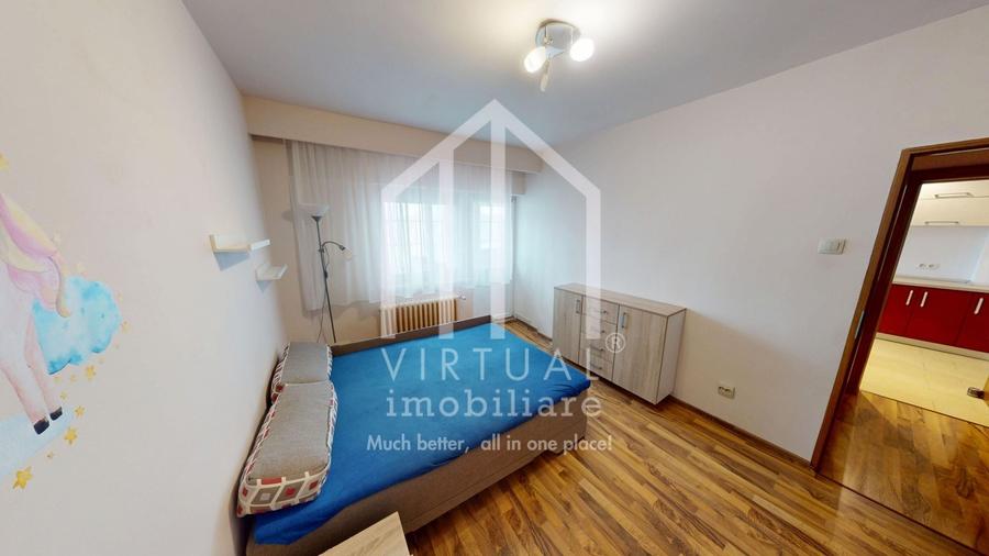 Apartament cu 2 camere decomandat, mobilat în Central