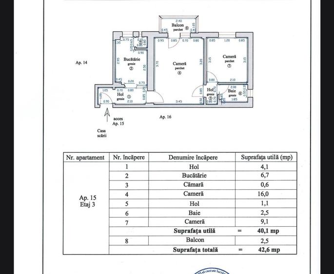 Apartament cu 2 camere nedecomandat, mobilat în Noua