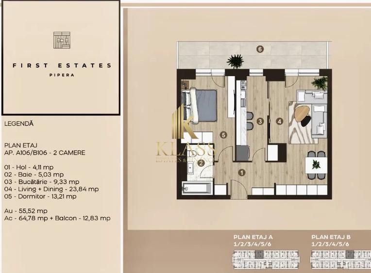 Apartament 2 camere - First Estates - 5