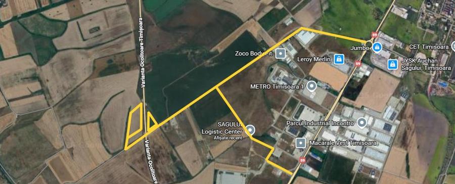 Teren Construcții extravilan de 47917 mp, în Șagului