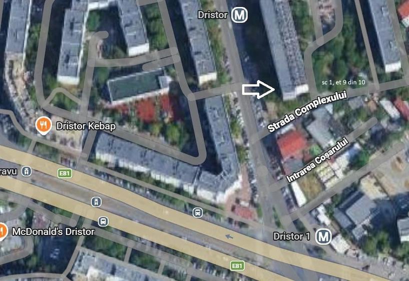 Garsoniera 32 mp chiar la Metrou Dristor 1-2 | Bloc Anvelopat, Etaj 9 10 - 2
