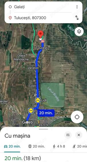 Teren de 2000 mp, în Central
