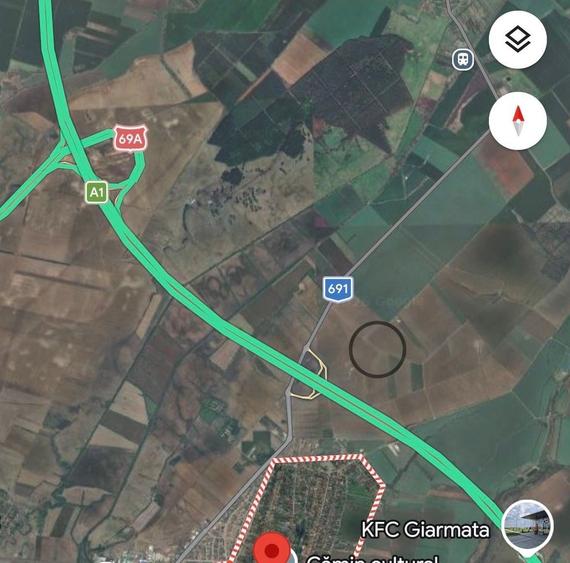 Teren agricol intravilan de 50000 mp, în Giarmata