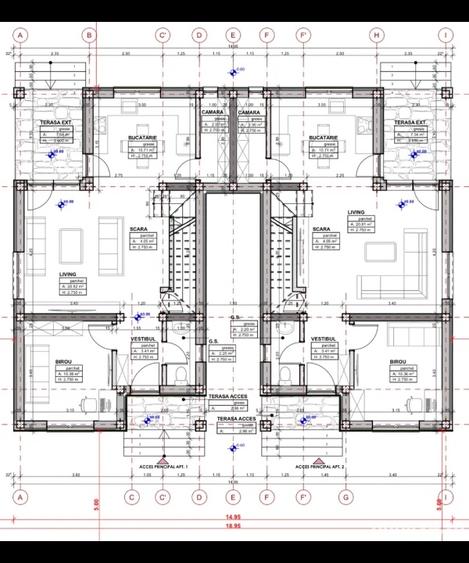 Duplex cu 5 camere cu Canalizare în Moșnița Nouă