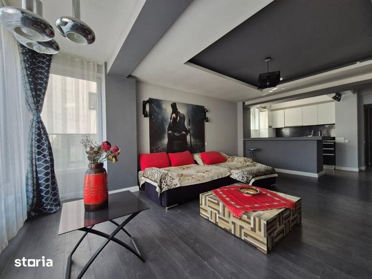 Apartament cu 2 camere semidecomandat, mobilat în Borhanci