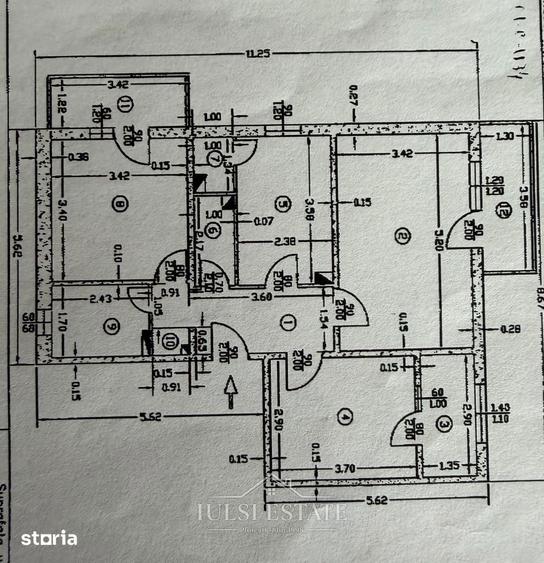 Apartament cu 3 camere decomandat în Cantacuzino