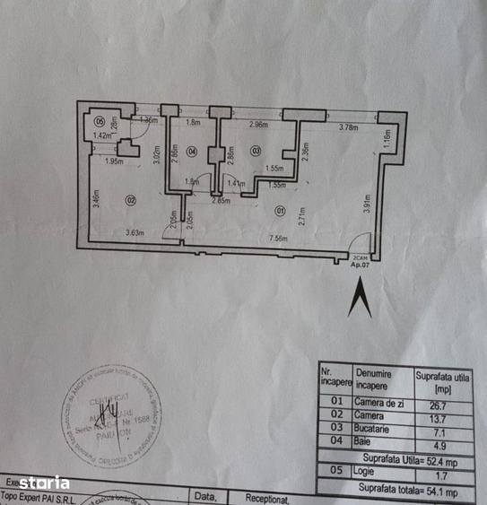 Apartament cu 2 camere semidecomandat în Ghencea