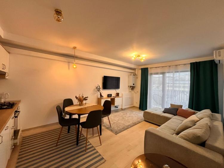 Apartament cu 2 camere decomandat, mobilat în Universității