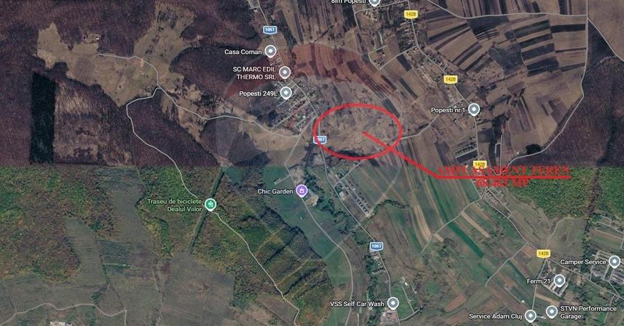 Teren agricol extravilan de 68403 mp, în Popești