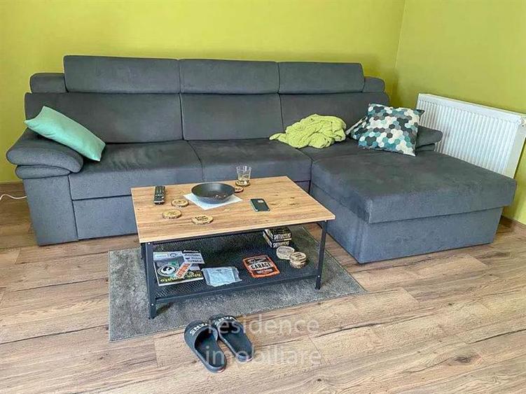 Apartament cu 2 camere semidecomandat, mobilat în Borhanci