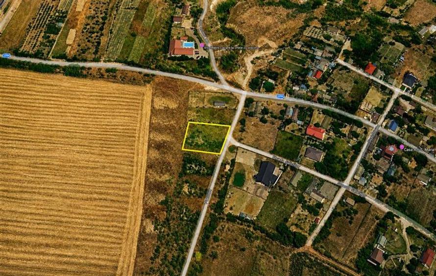 Teren intravilan de 1000 mp, în Mahmudia