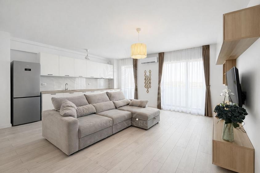 Apartament cu 2 camere decomandat, mobilat în Cantacuzino