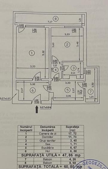 Apartament 2 camere de vanzare Lujerului - 9