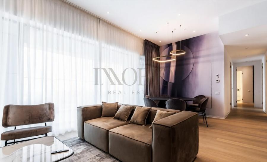 Apartament cu 4 camere, mobilat în Barbu Văcărescu