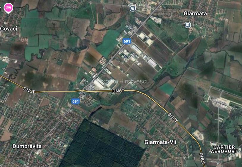 Teren cu front la Centura Timisoarei.