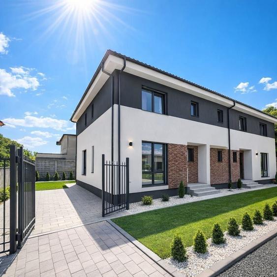 Duplex cu 4 camere cu Canalizare în Florești
