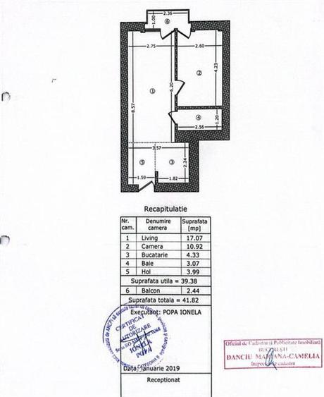Apartament cu 2 camere semidecomandat, mobilat în Aviației