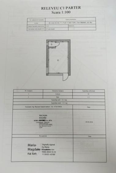 Spatiu comercial central Balotesti, 21.3 mp, curte 25mp, complet renovat - 5
