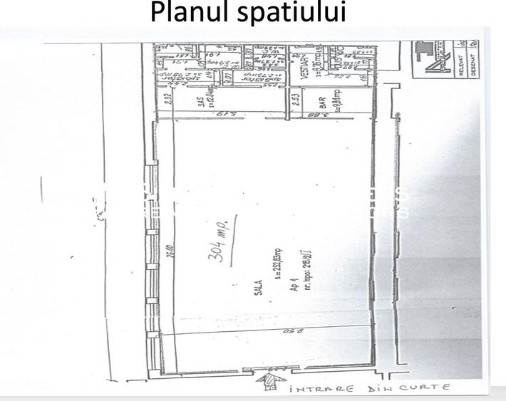 Spațiu comercial, de 304 mp, în Ultracentral