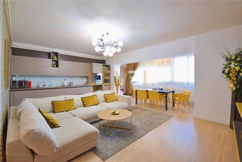 Apartament cu 4 camere decomandat, mobilat în Herăstrău