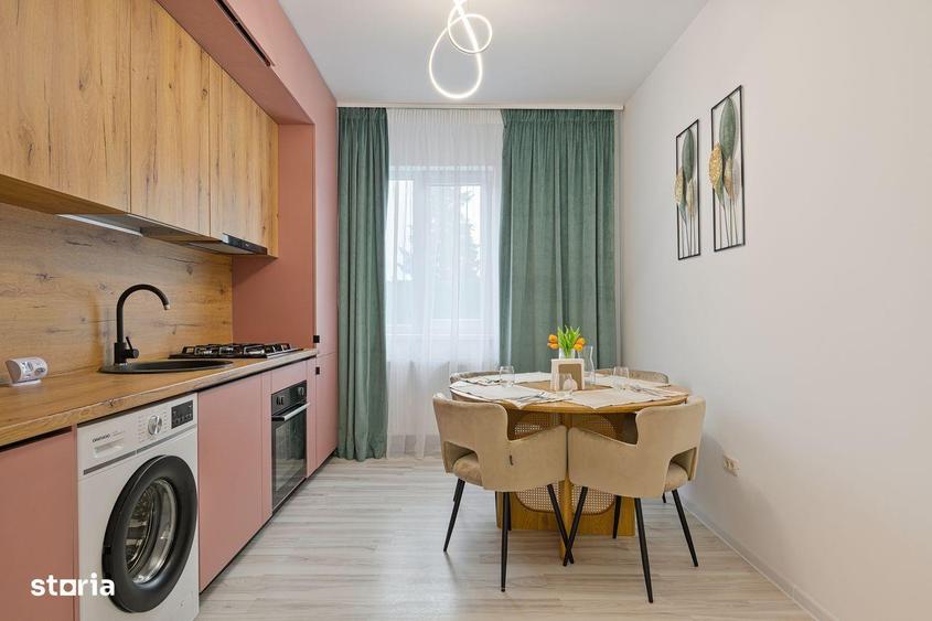 Apartament cu 2 camere decomandat, mobilat în Parcul Carol
