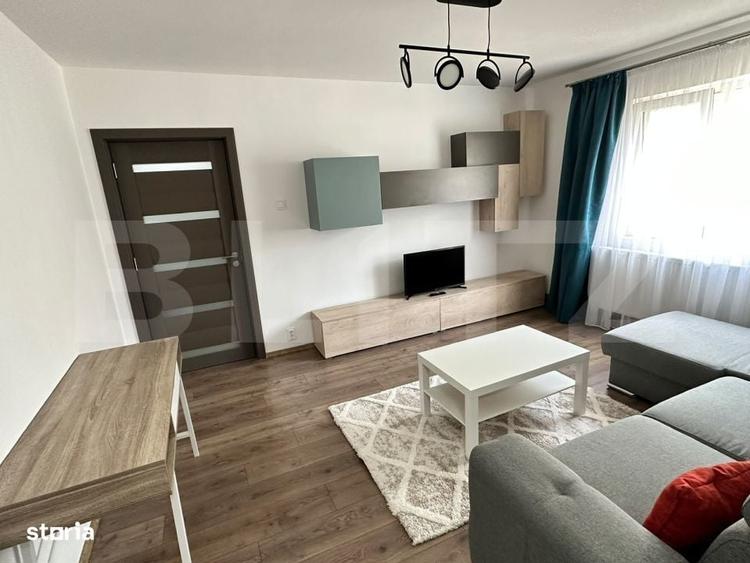 Apartament cu 2 camere semidecomandat în Micro 6