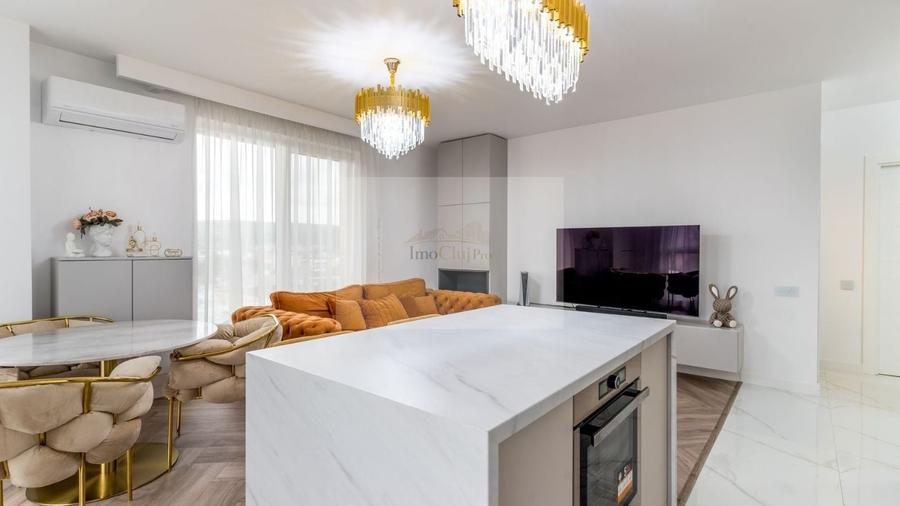 Apartament cu 3 camere semidecomandat, mobilat în Mărăști
