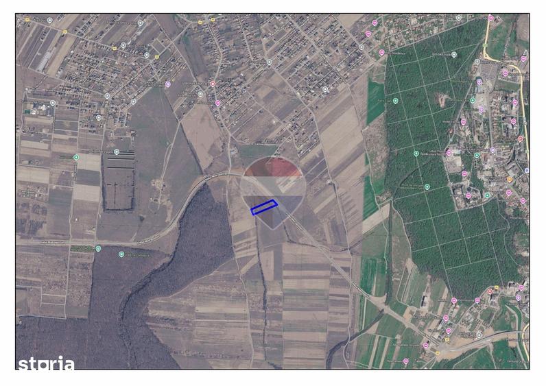 Teren de 3731 mp, în Sânmartin
