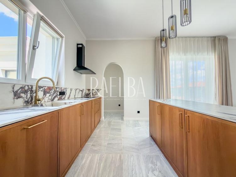 Apartament cu 3 camere decomandat, mobilat în Corbeanca