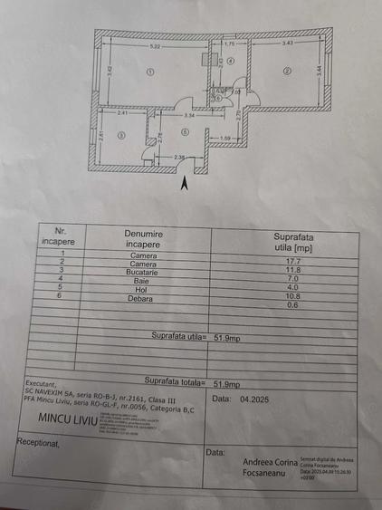Apartament cu 2 camere decomandat în Piața Centrală