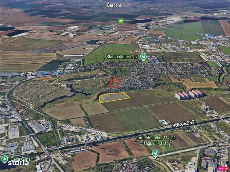 Vanzare teren Splaiul Unirii - Popesti Leordeni - 2