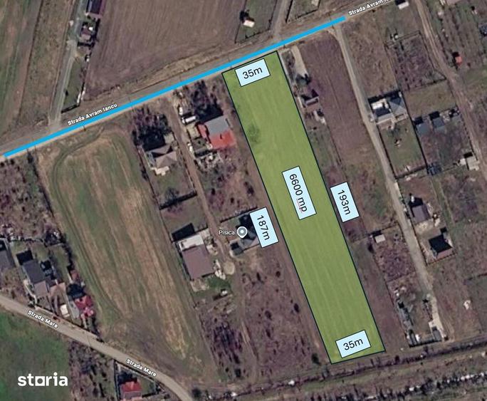 Teren de 6600 mp, în Ciorogârla