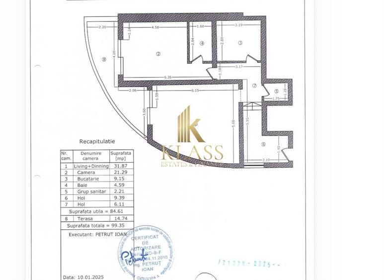 Apartament cu 2 camere în Aviației