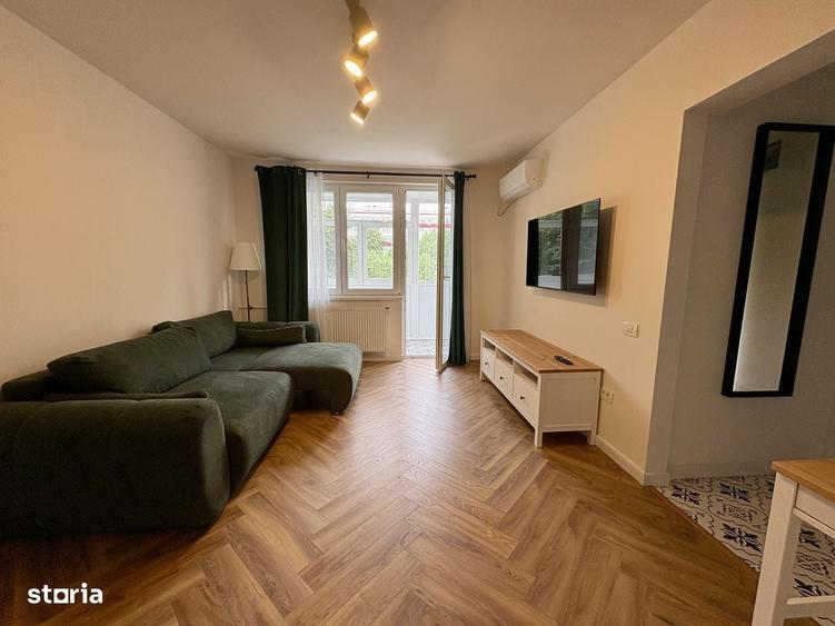 Apartament cu 2 camere semidecomandat în Giurgiului