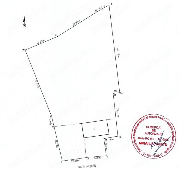 Casă cu 4 camere cu Teren 2800 Mp în Hamcearca