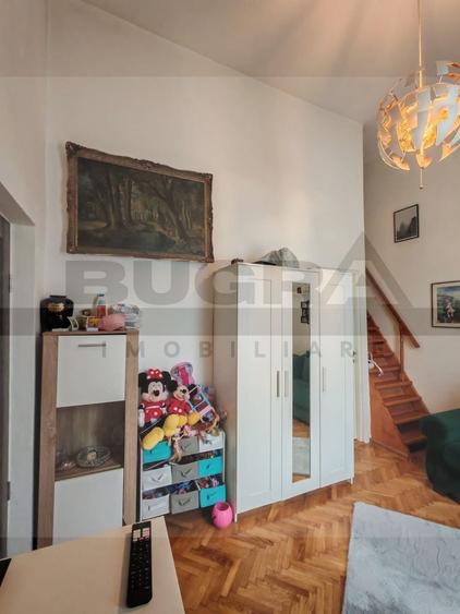 Apartament cu 3 camere semidecomandat, mobilat în Central