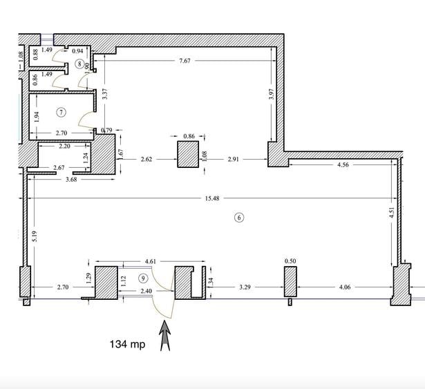 Spațiu comercial | Sos. Stefan cel Mare | suprafata 134 mp | pret 2800 euro - 5