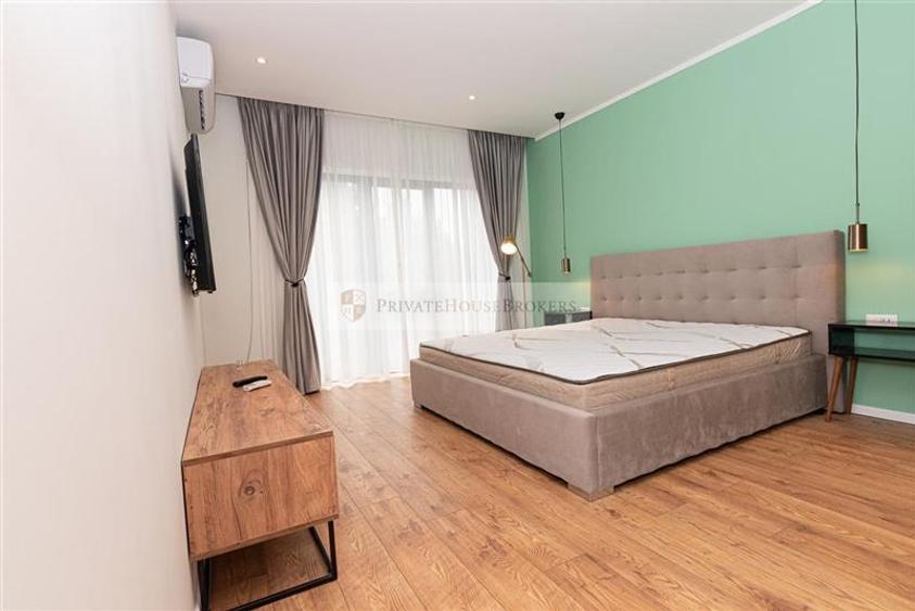 Apartament cu 3 camere semidecomandat, mobilat în Pipera