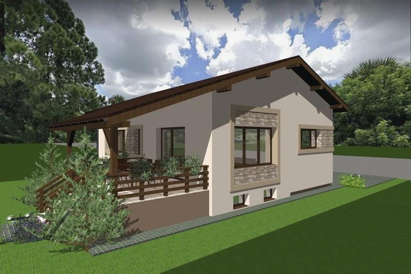 Casă cu 3 camere în Moșnița Veche