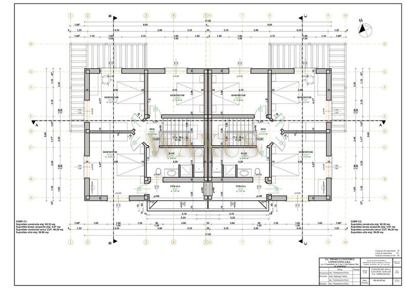 Duplex cu 4 camere cu Canalizare în Dezmir