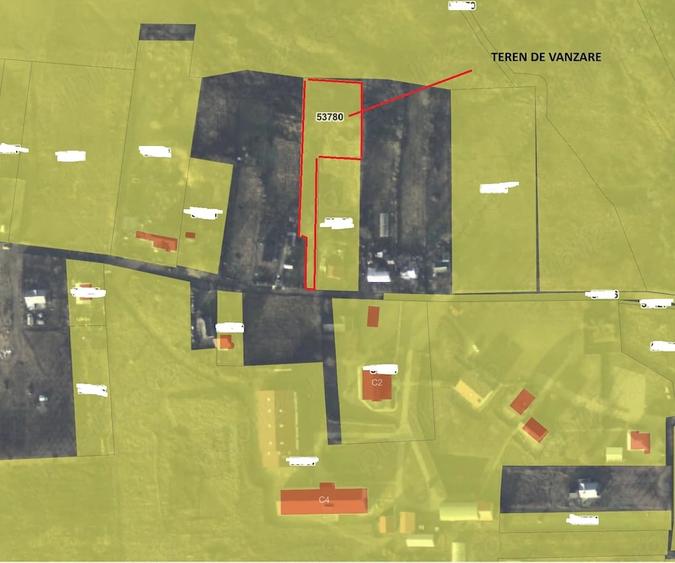 Teren extravilan 2.800 mp de vanzare - Dealu Mare, langa Dorohoi, Botosani - 1