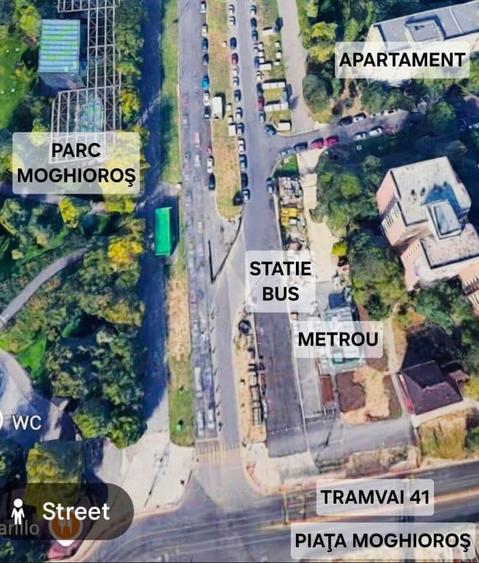 Apartament cu 2 camere semidecomandat în Drumul Taberei