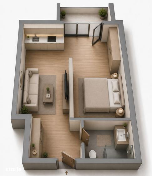 Studio Dublu - MTM Pipera Lake - Cesiune - Taxare Inversa - Proprietar - 8