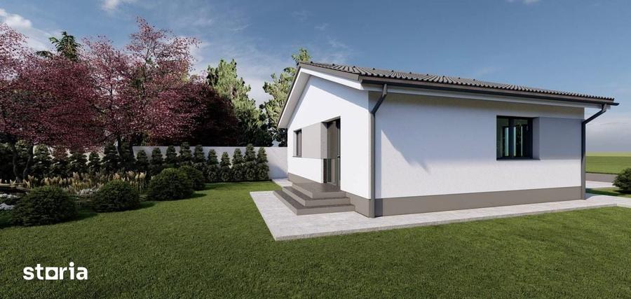 Casă cu 3 camere cu Teren 500 Mp în Toboliu