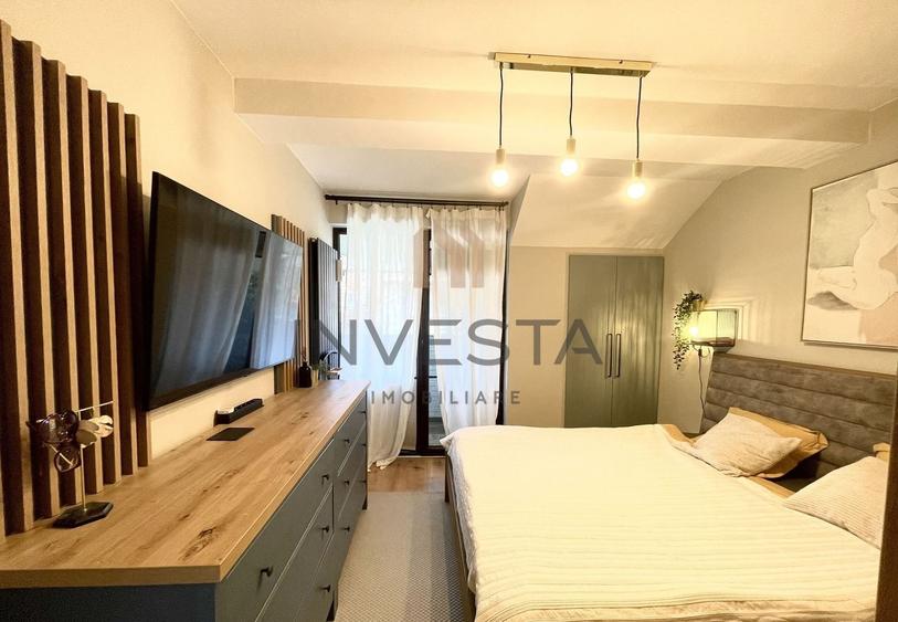 Apartament cu 4 camere semidecomandat, mobilat în Bună Ziua