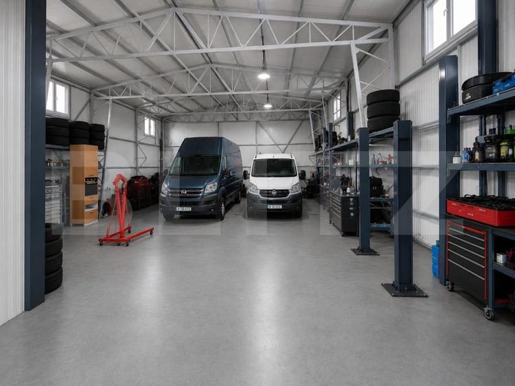 Teren industrial  5000 mp cu 2 hale 400 mp, in Isalnita, cu deschidere la E79 - 4
